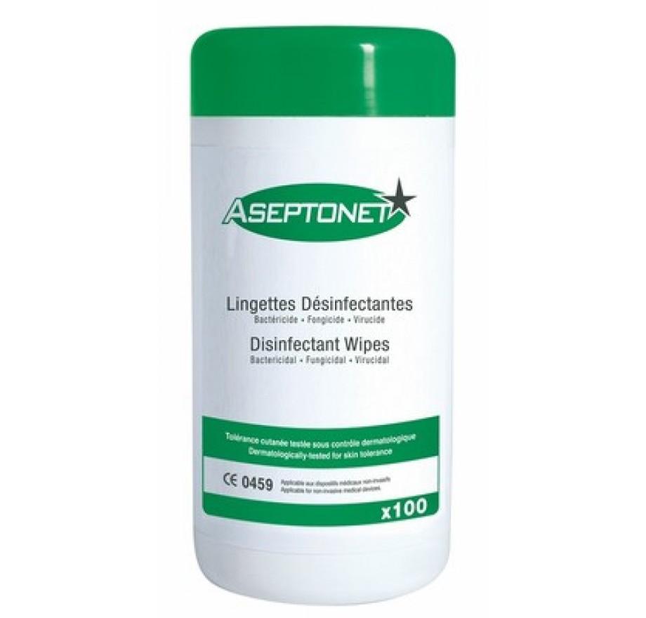 Lingettes Aseptonet boîte de 100