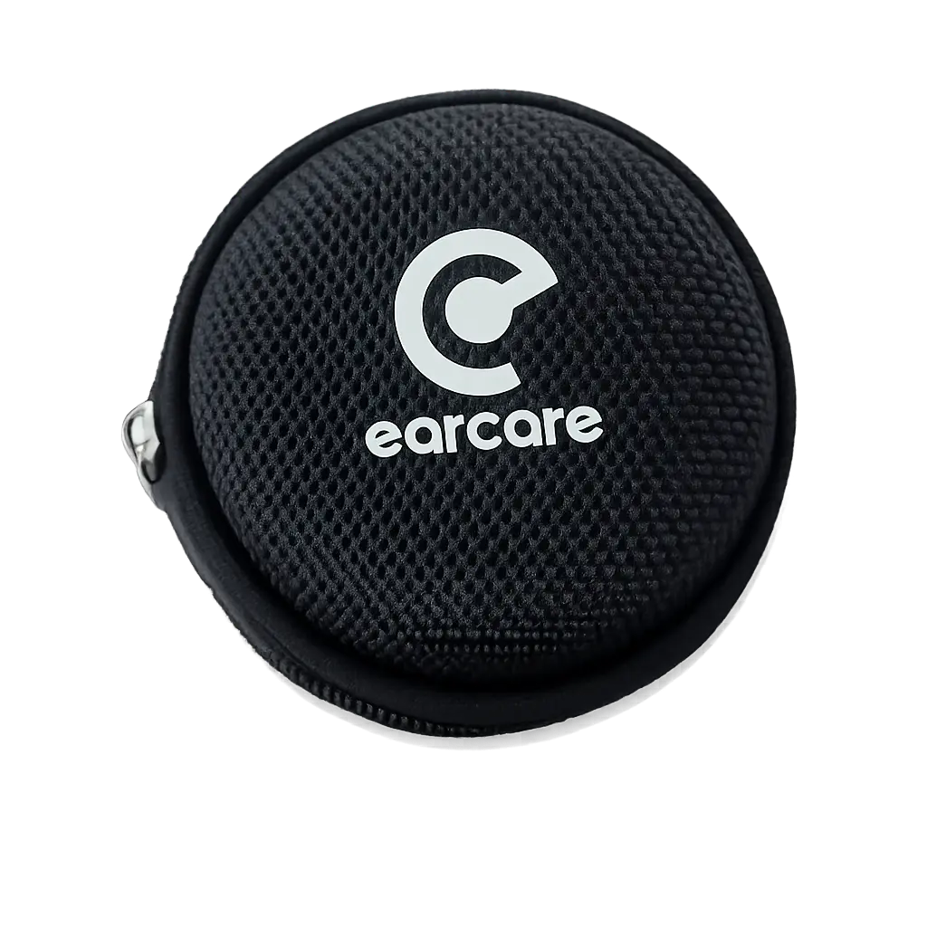 Étui Earcare rigide rond